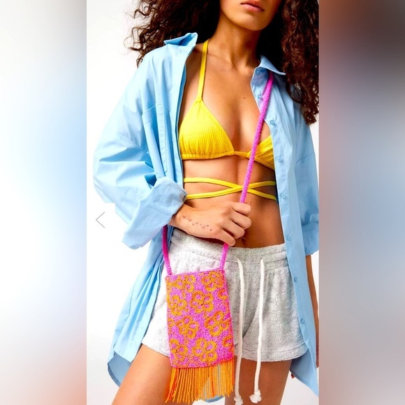 Beaded Crossbody Phone Sling NWOT - Picture 1 of 5